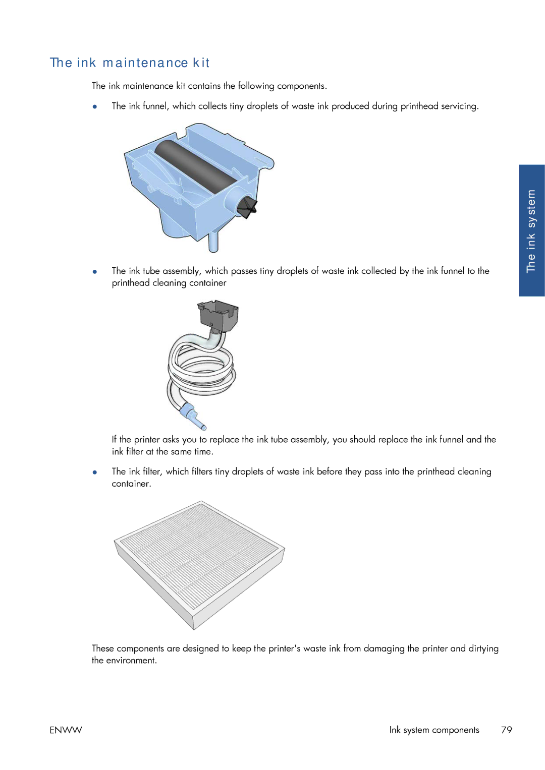 HP Latex 260 61-in Japan ( L26500 61-in Japan ), Latex 260 61-in ( L26500 61-in ) manual Ink maintenance kit 