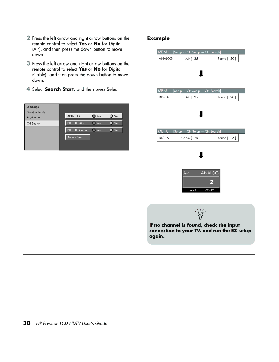 HP LC3700N manual Example, Digital 