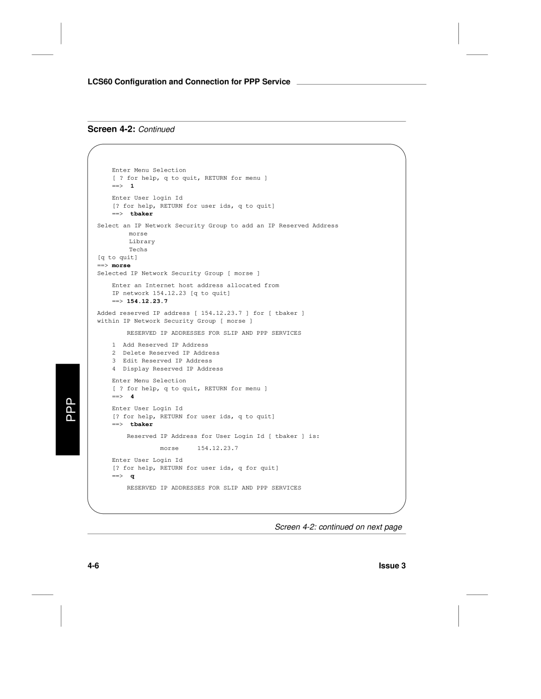 HP LCS60 manual Ppp 