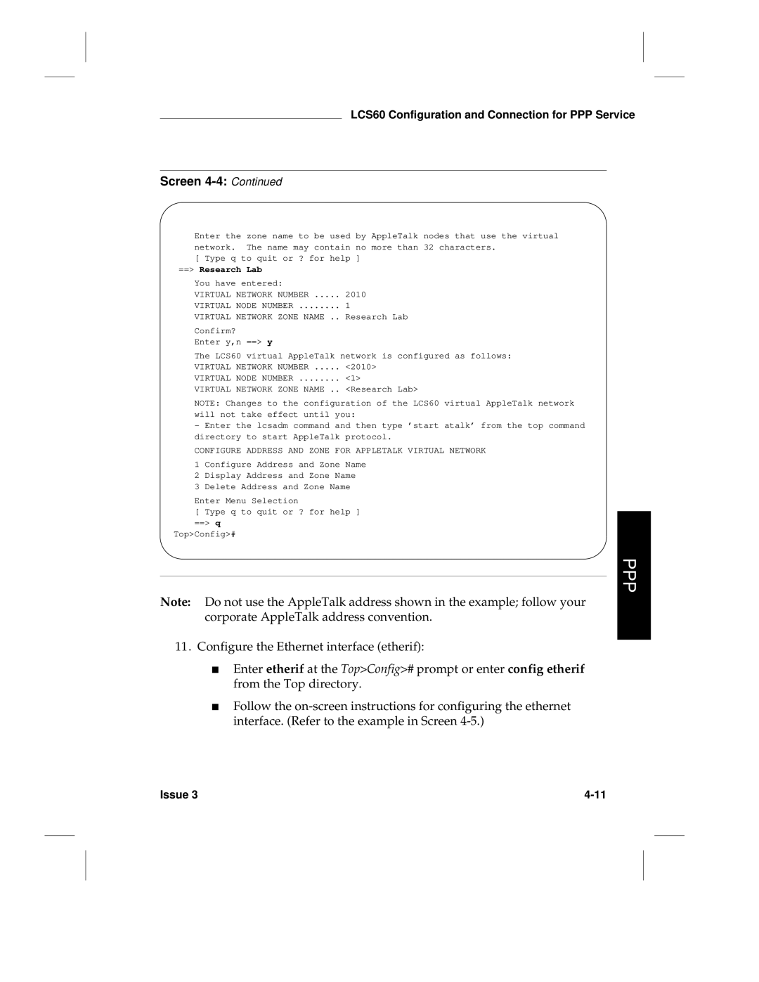 HP LCS60 manual Screen, == Research Lab 