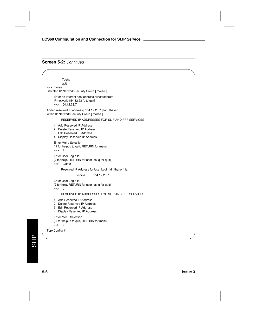 HP LCS60 manual Techs Quit 