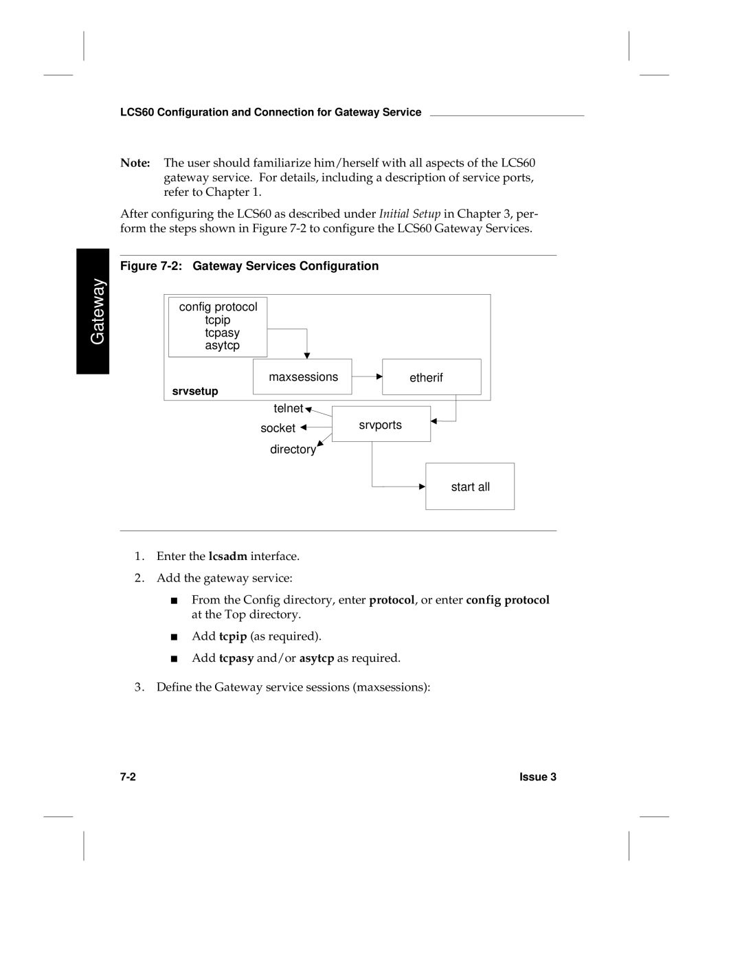 HP LCS60 manual Gateway 