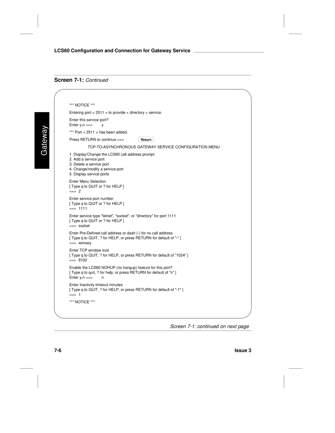 HP LCS60 manual == socket, == wimsey 