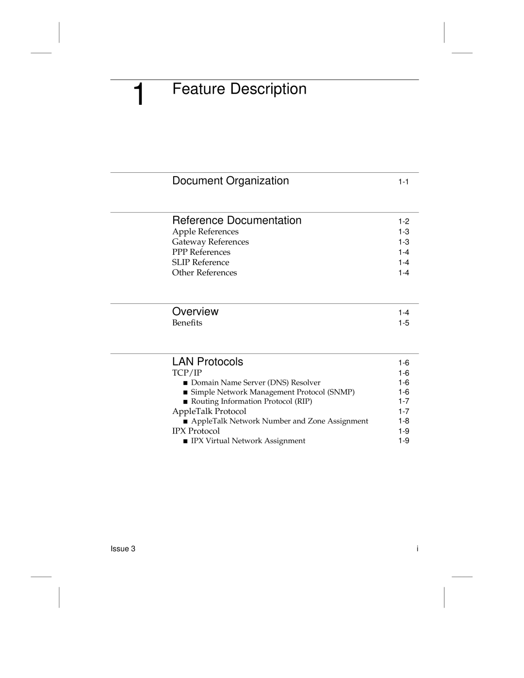 HP LCS60 manual Document Organization Reference Documentation, Overview, LAN Protocols 