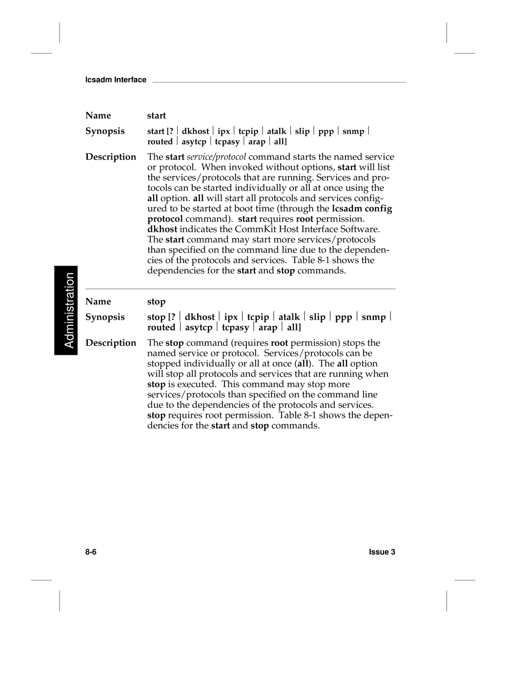 HP LCS60 manual Routed ⎪ asytcp ⎪ tcpasy ⎪ arap ⎪ all, Stop ? ⎪ dkhost ⎪ ipx ⎪ tcpip ⎪ atalk ⎪ slip ⎪ ppp ⎪ snmp ⎪ 