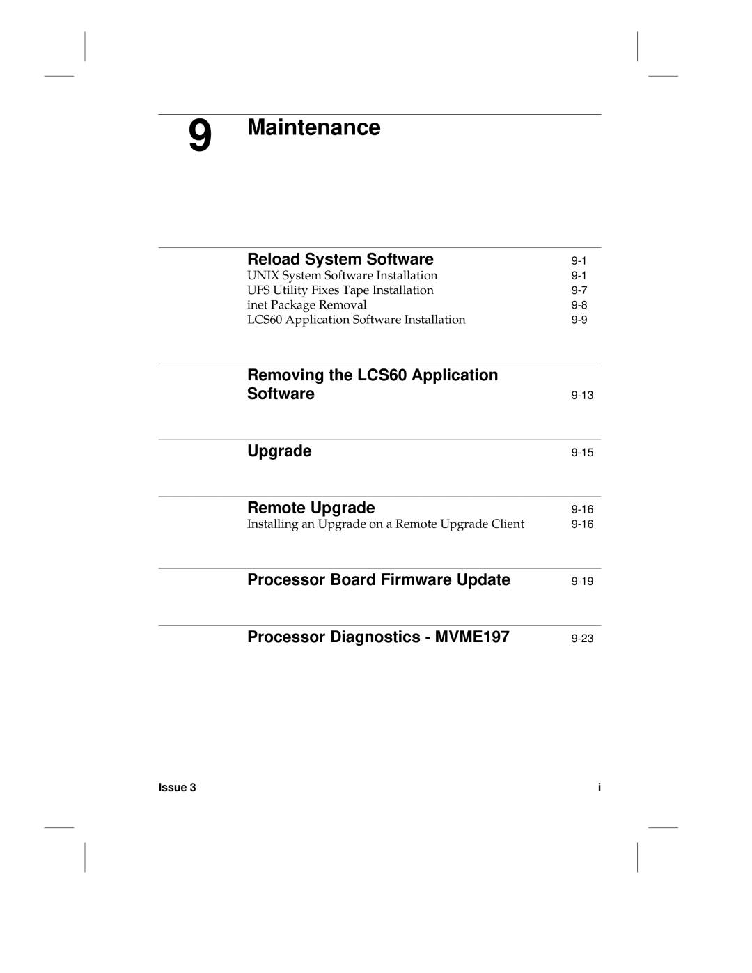 HP LCS60 manual Reload System Software, Installing an Upgrade on a Remote Upgrade Client 