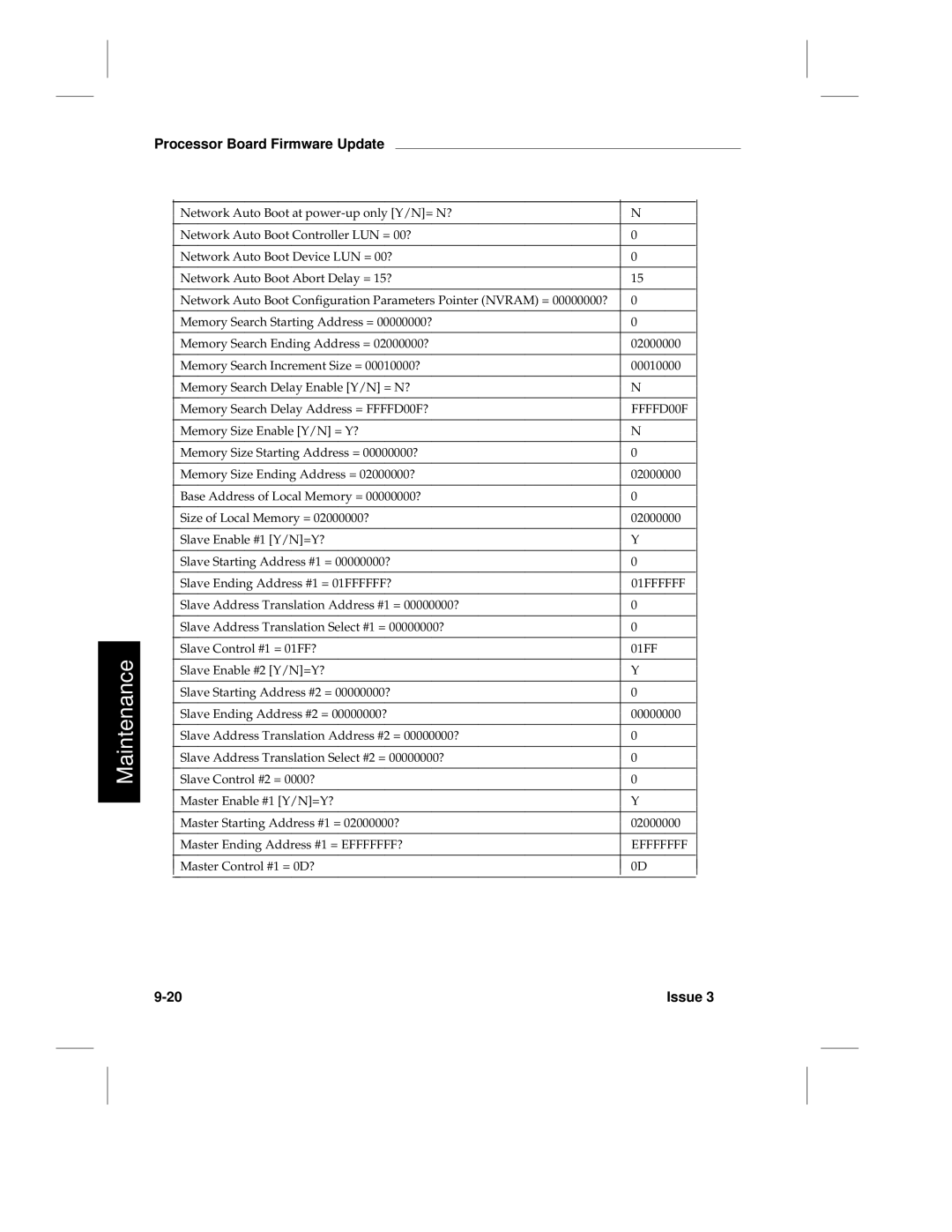 HP LCS60 manual ⎜ 0D, Processor Board Firmware Update 