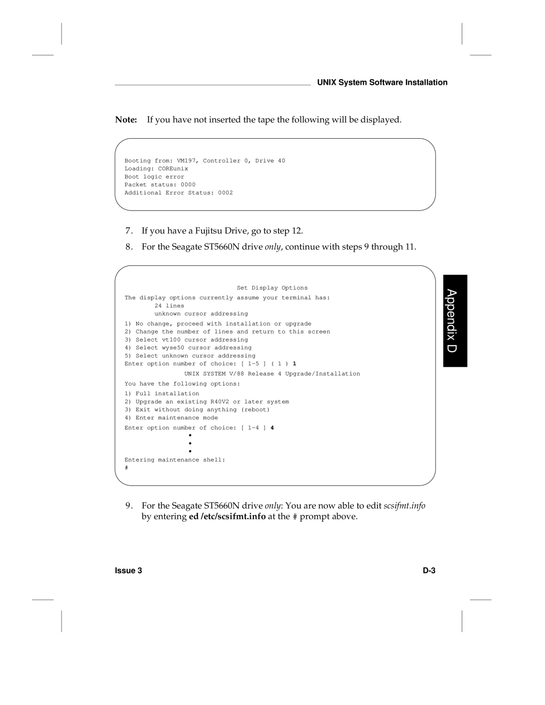 HP LCS60 manual Appendix D 