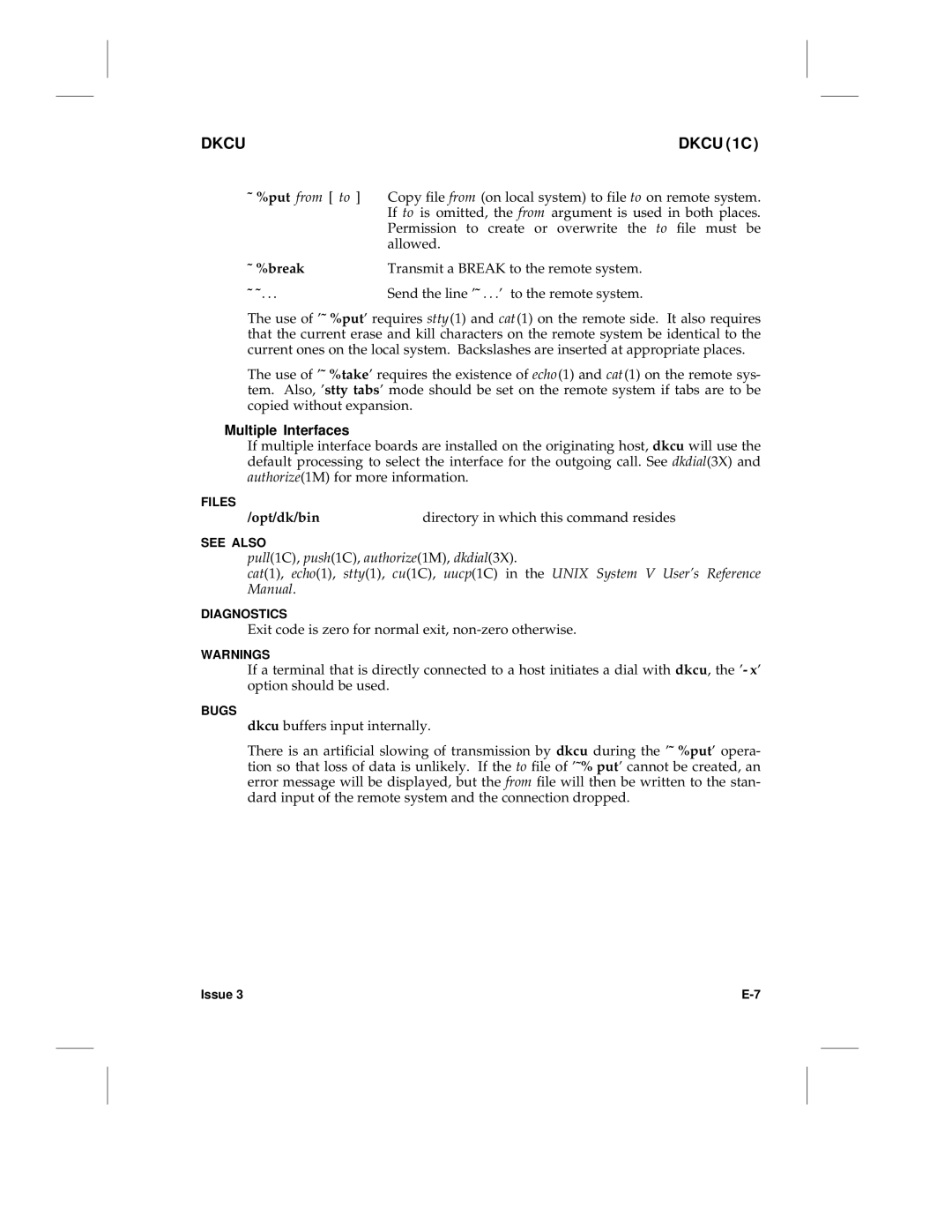 HP LCS60 manual Transmit a Break to the remote system, ˜ ˜ Send the line ˜ . . . to the remote system 