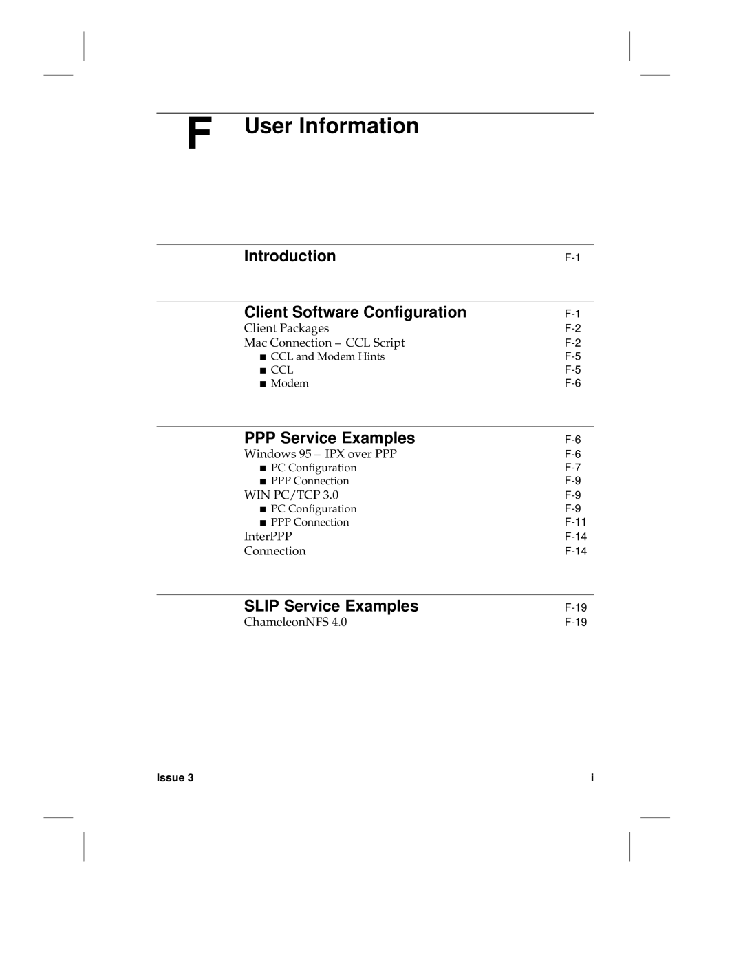 HP LCS60 manual Introduction Client Software Configuration, PPP Service Examples, Slip Service Examples 