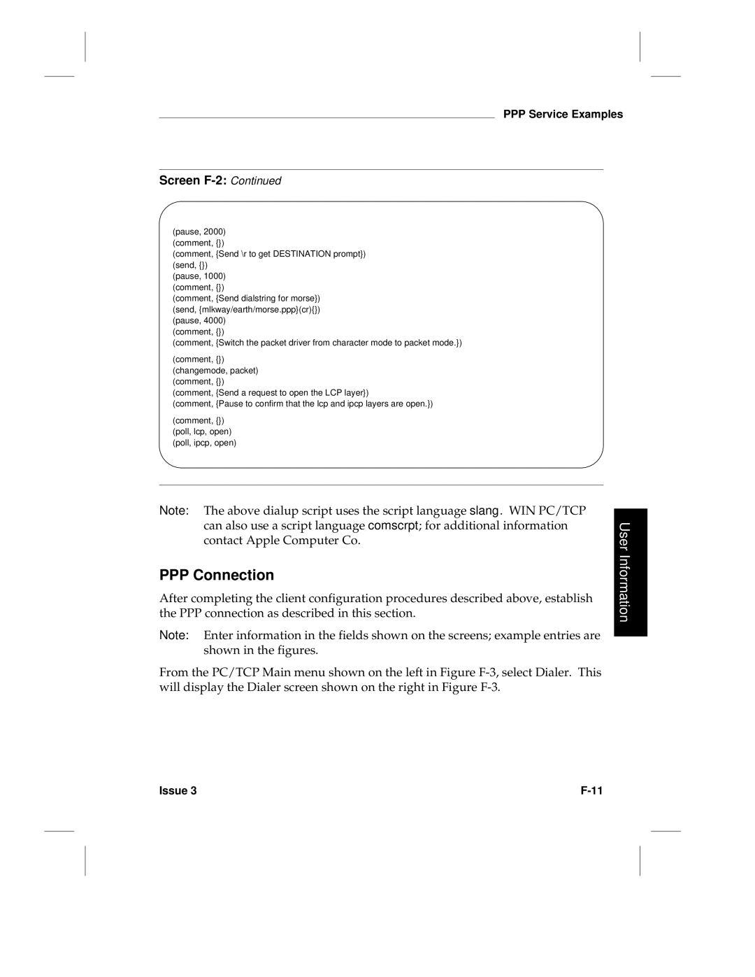 HP LCS60 manual Screen F-2 