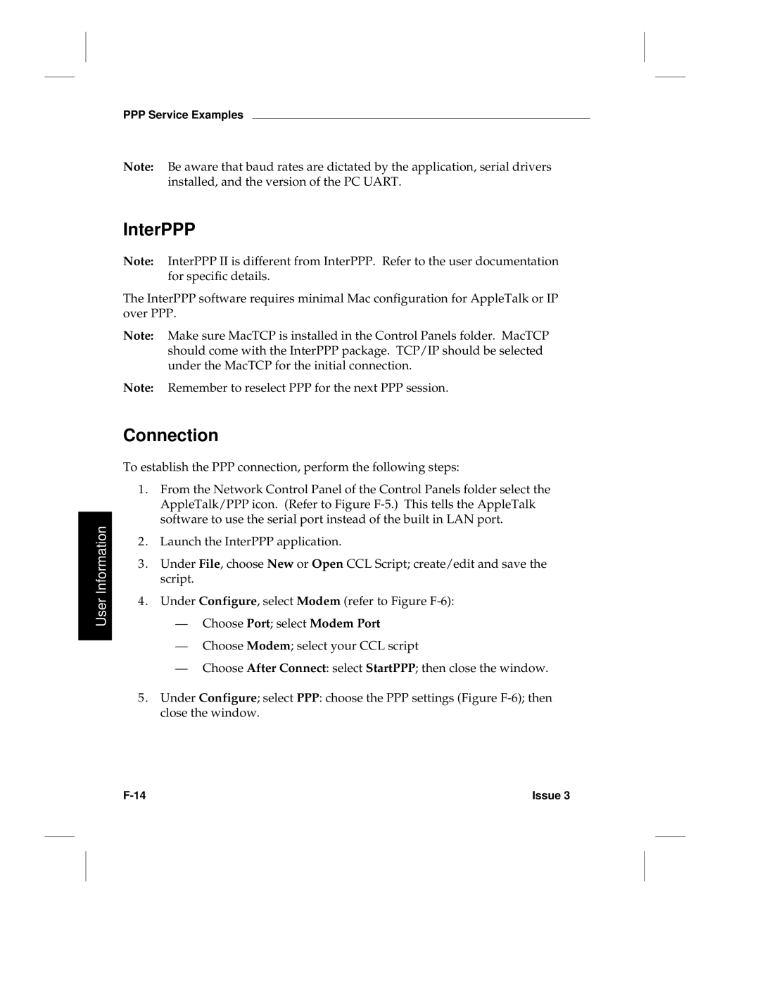 HP LCS60 manual InterPPP, Connection 