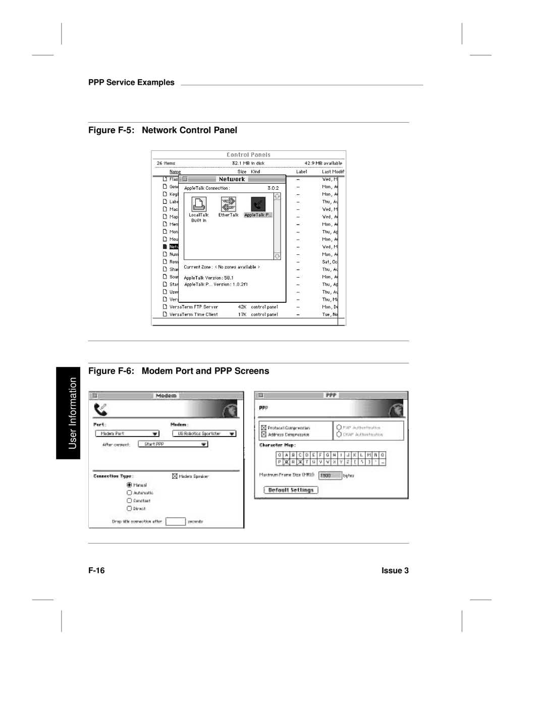 HP LCS60 manual Figure F-5 Network Control Panel 