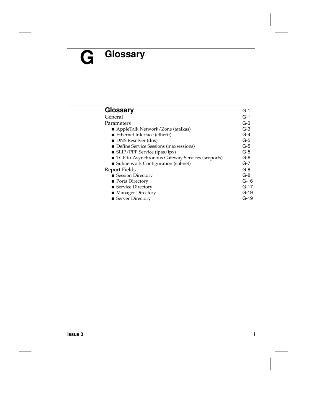 HP LCS60 manual General Parameters, Report Fields 