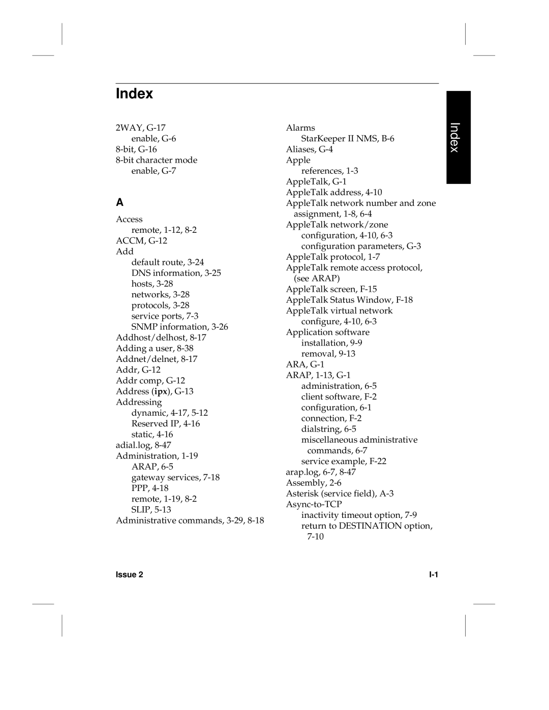 HP LCS60 manual Index 