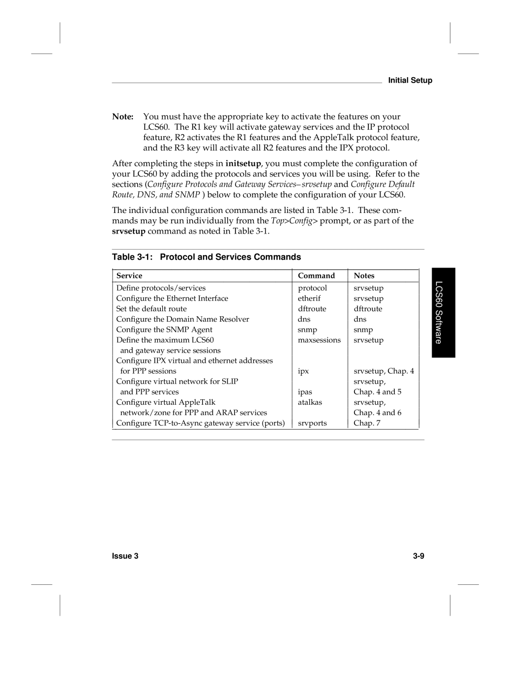 HP LCS60 manual Protocol and Services Commands, ⎜ Service Command 