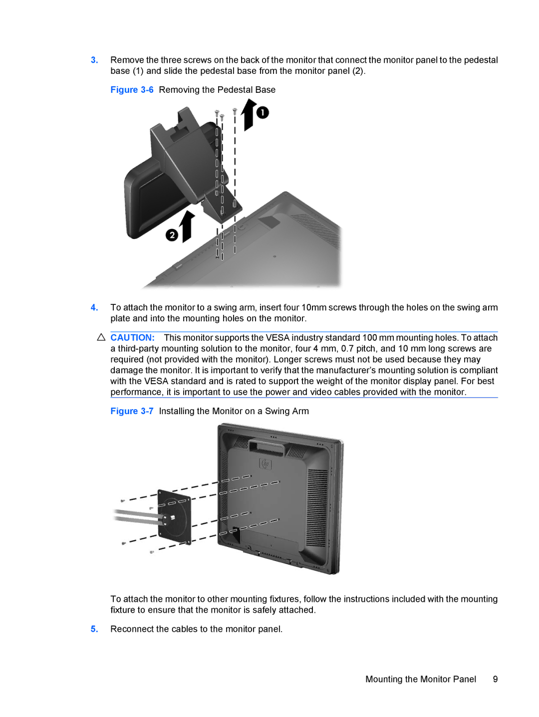 HP LE1911 19-inch manual 