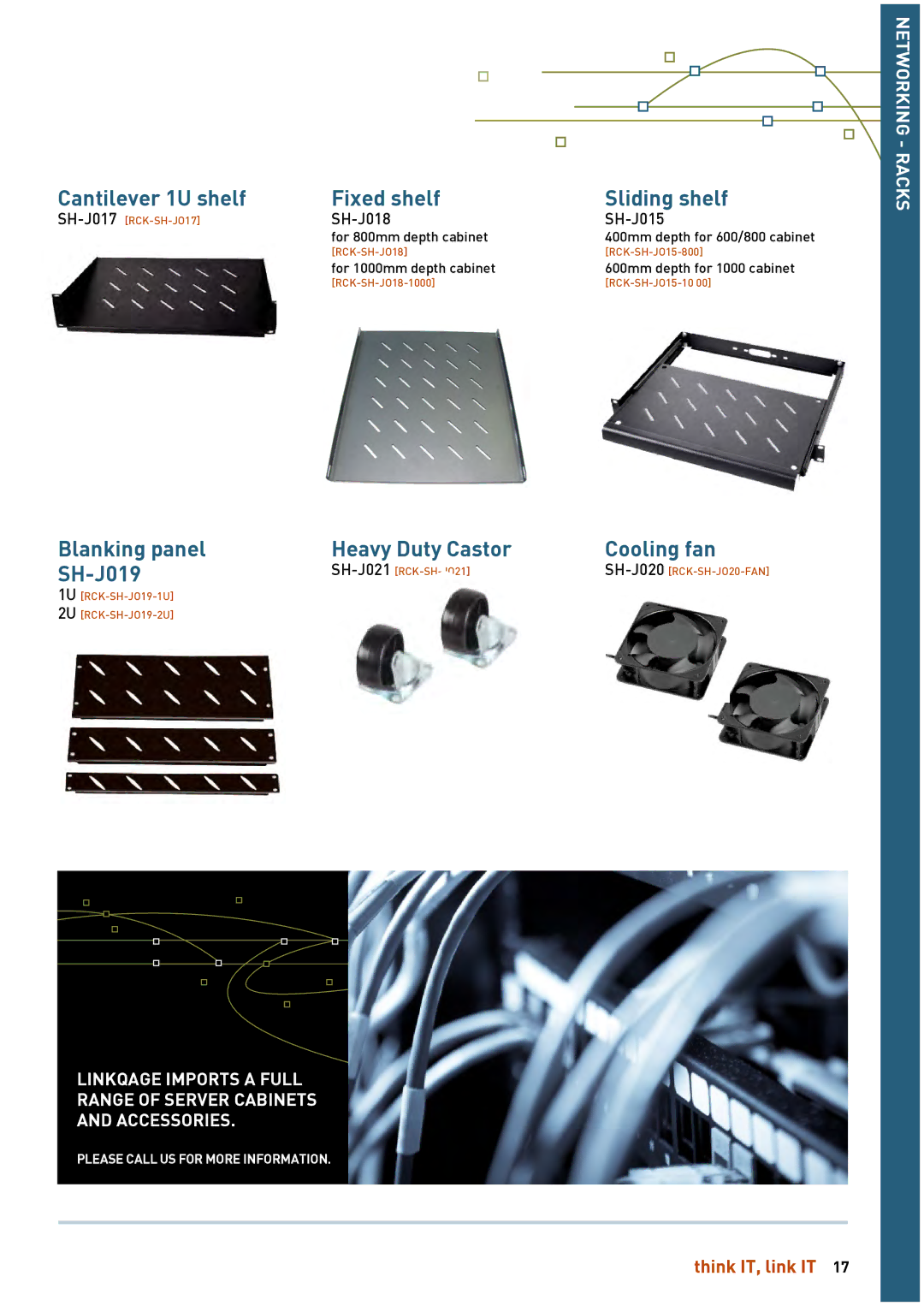 HP Linkqage KVM manual Cantilever 1U shelf Fixed shelf Sliding shelf 