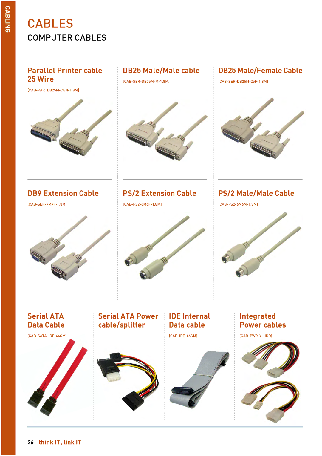 HP Linkqage KVM manual Computer Cables 