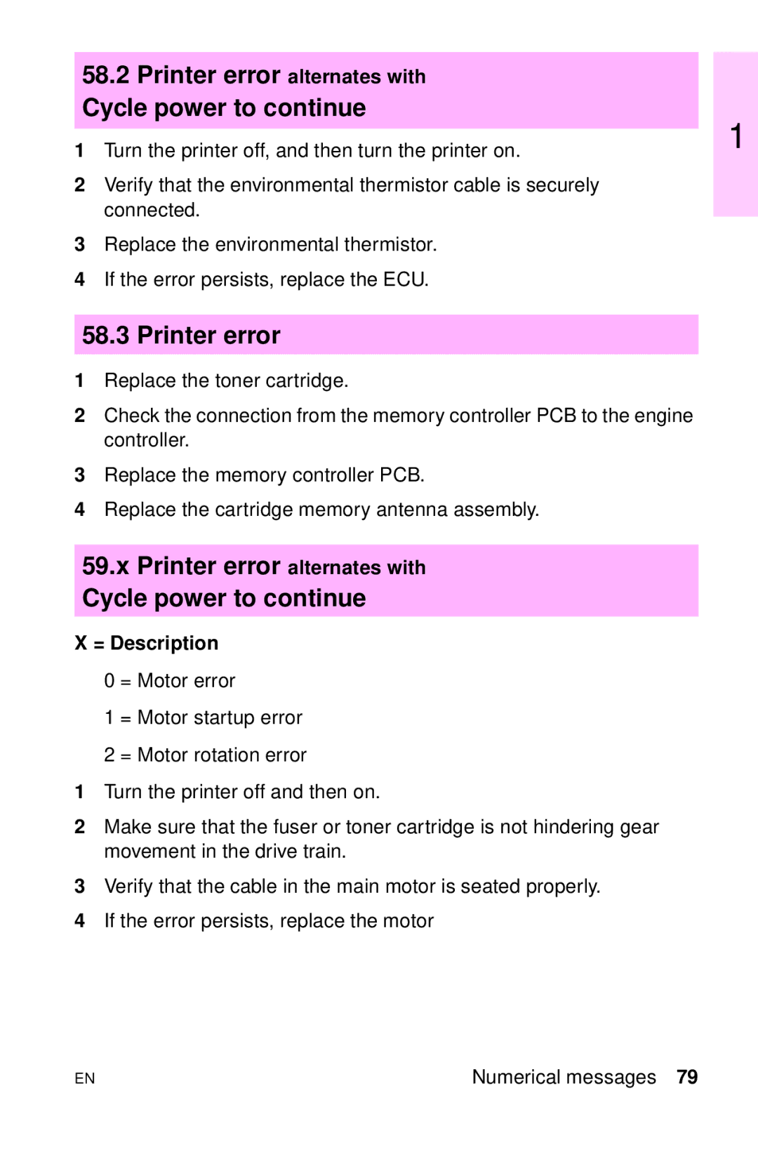 HP LJ 4000TN, LJ 2100M, LJ 2100TN, LJ 1100AXI, LJ 1100SE, LJ 1100ASE manual Turn the printer off, and then turn the printer on 