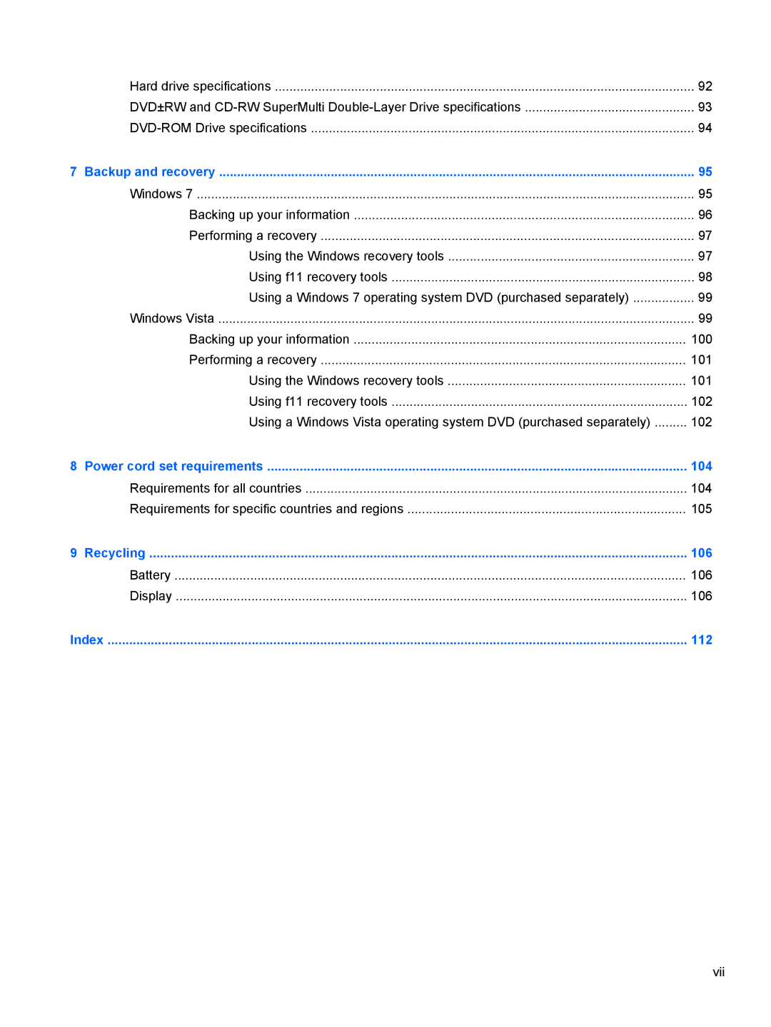 HP LJ461UT manual 106 