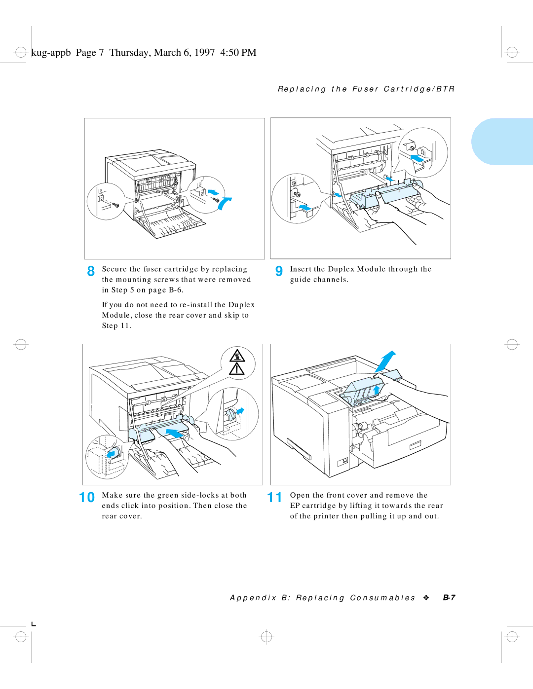 HP LN17 manual Kug-appb Page 7 Thursday, March 6, 1997 450 PM 