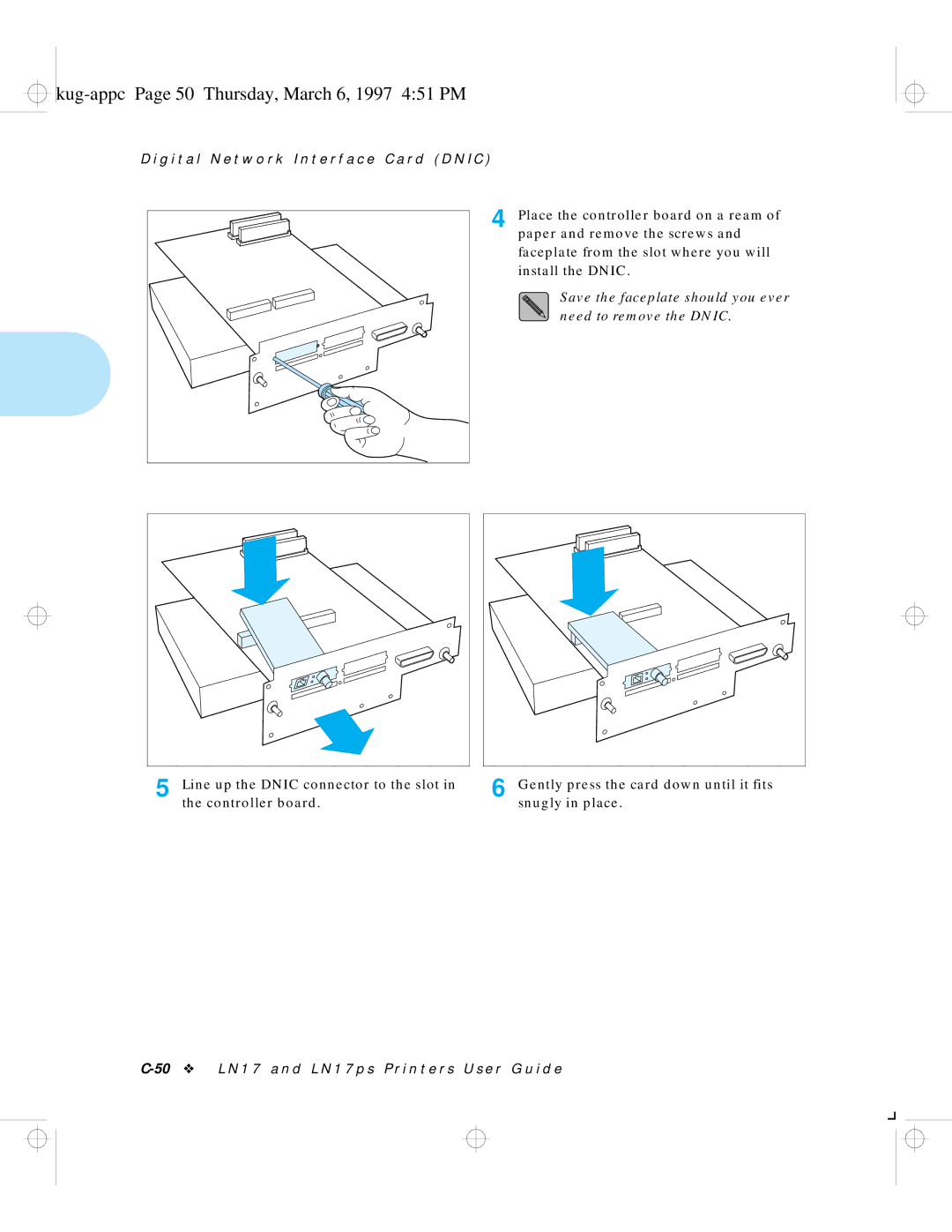 HP LN17 manual Kug-appc Page 50 Thursday, March 6, 1997 451 PM 