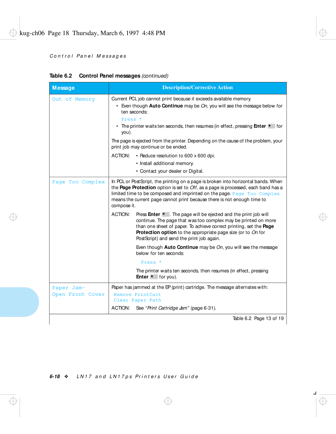 HP LN17ps manual Kug-ch06 Page 18 Thursday, March 6, 1997 448 PM, Ten seconds, For you 