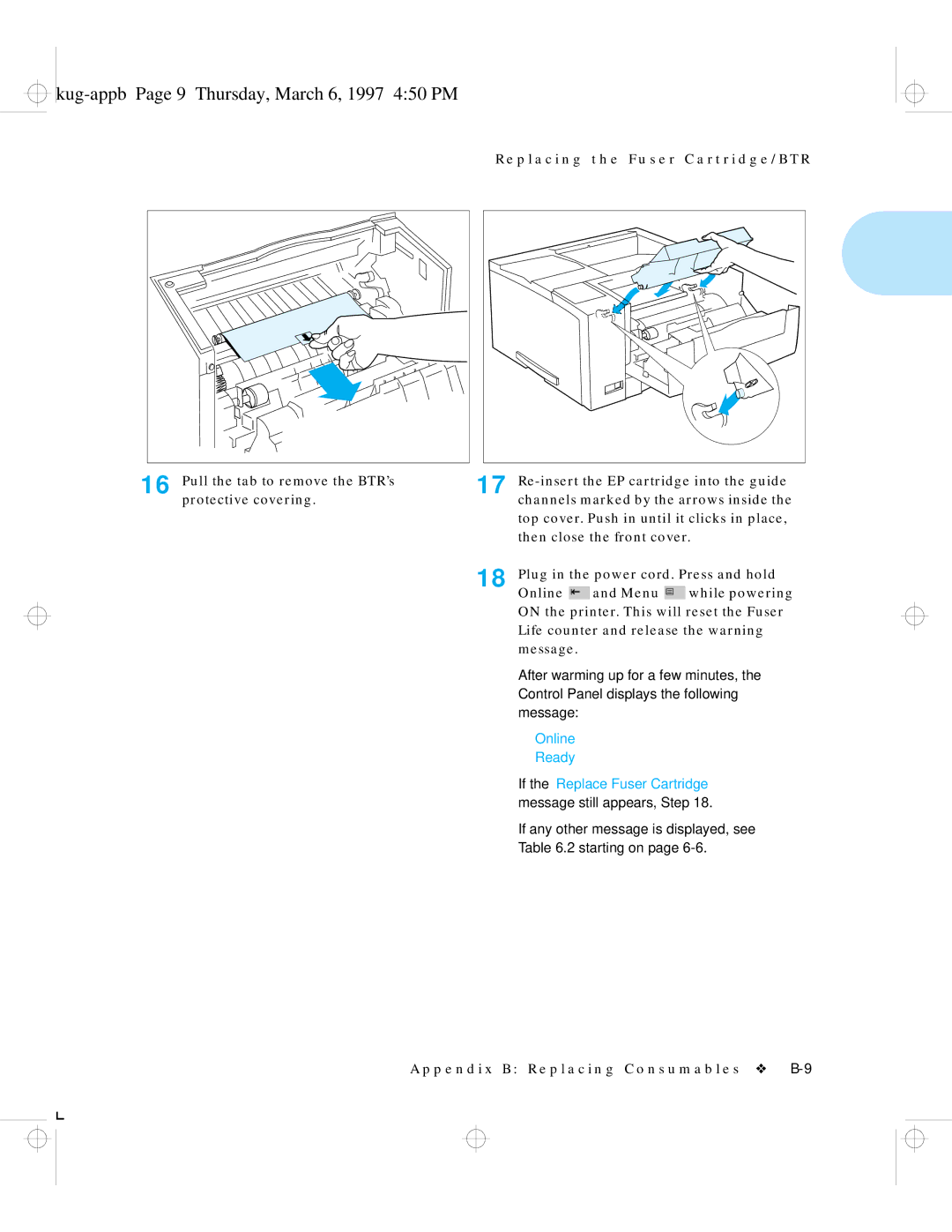 HP LN17ps manual Kug-appb Page 9 Thursday, March 6, 1997 450 PM 