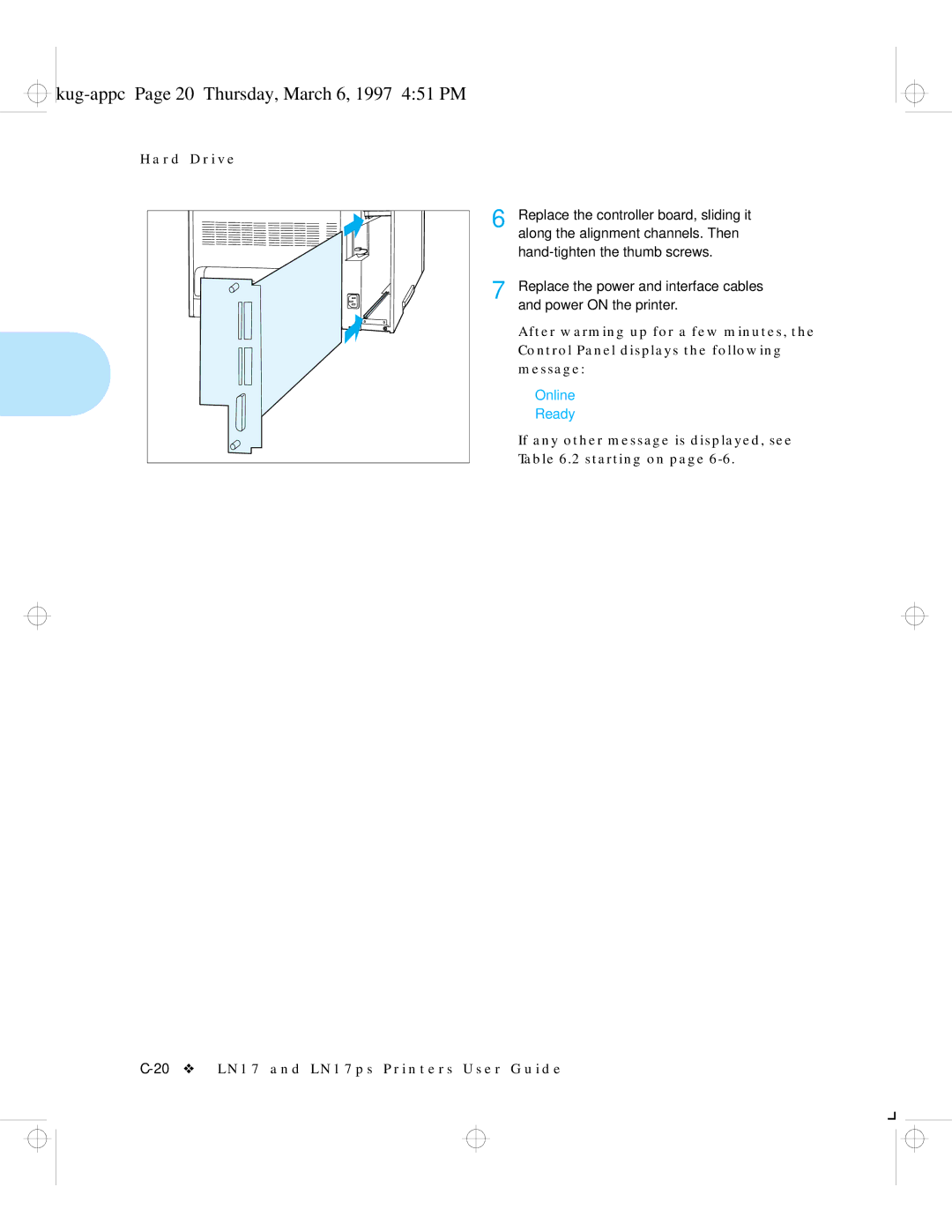 HP LN17ps manual Kug-appc Page 20 Thursday, March 6, 1997 451 PM 