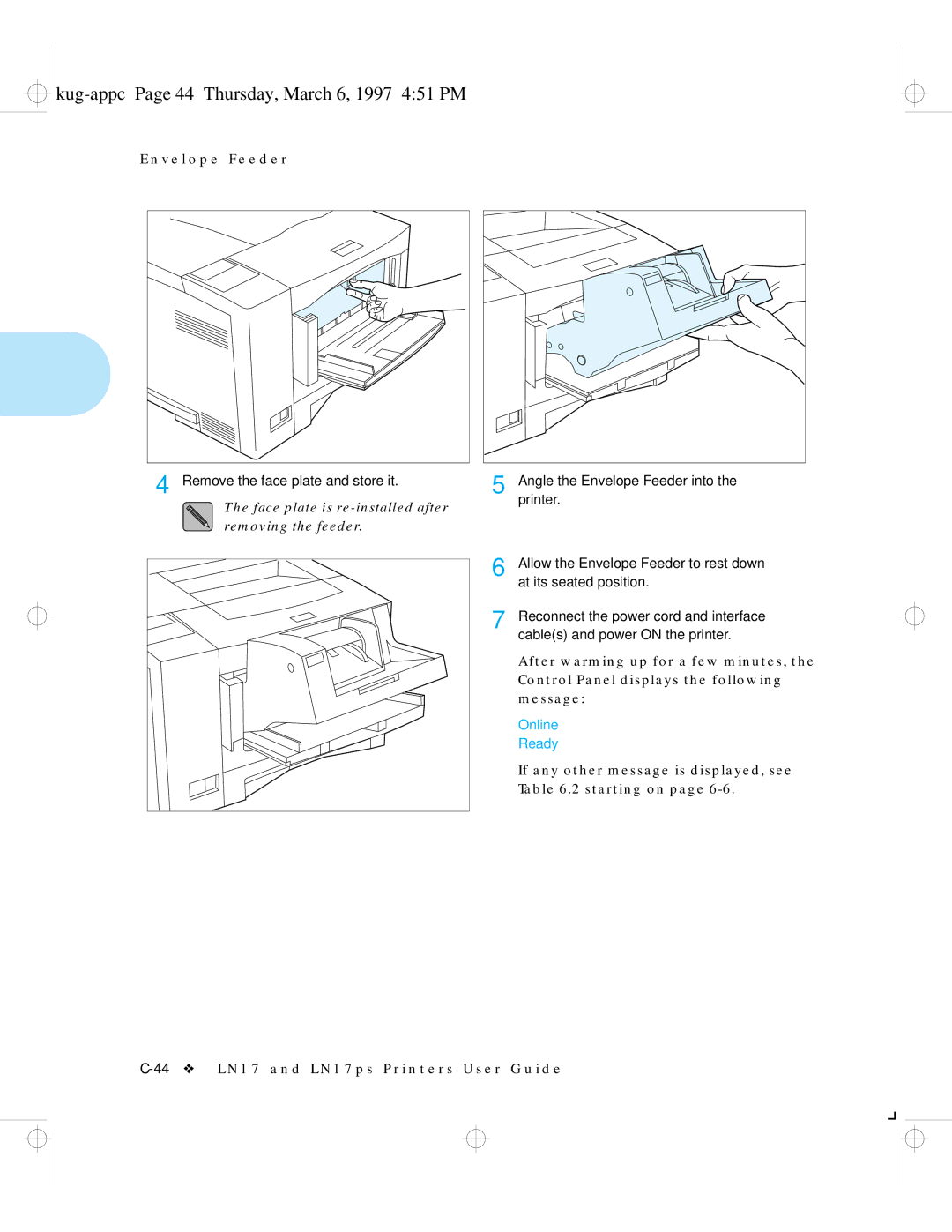 HP LN17ps manual Kug-appc Page 44 Thursday, March 6, 1997 451 PM 