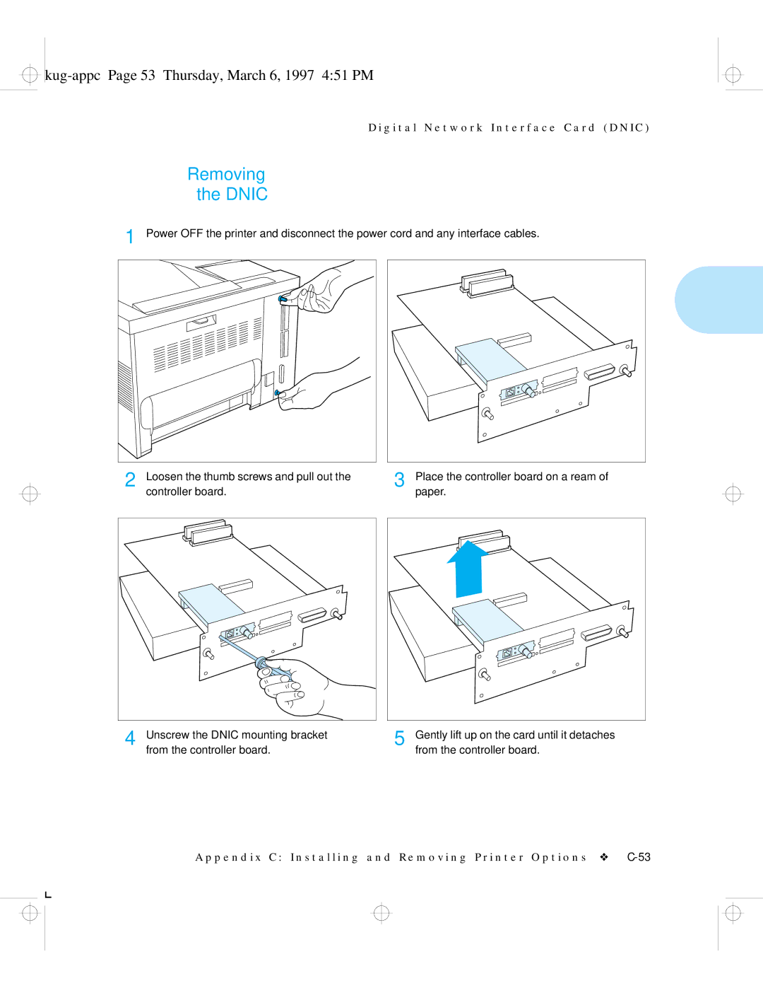 HP LN17ps manual Dnic, Kug-appc Page 53 Thursday, March 6, 1997 451 PM 