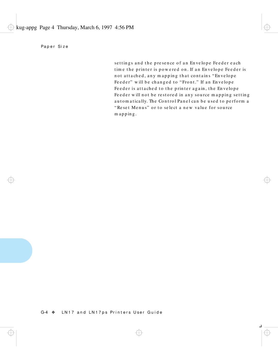 HP LN17ps manual Kug-appg Page 4 Thursday, March 6, 1997 456 PM 