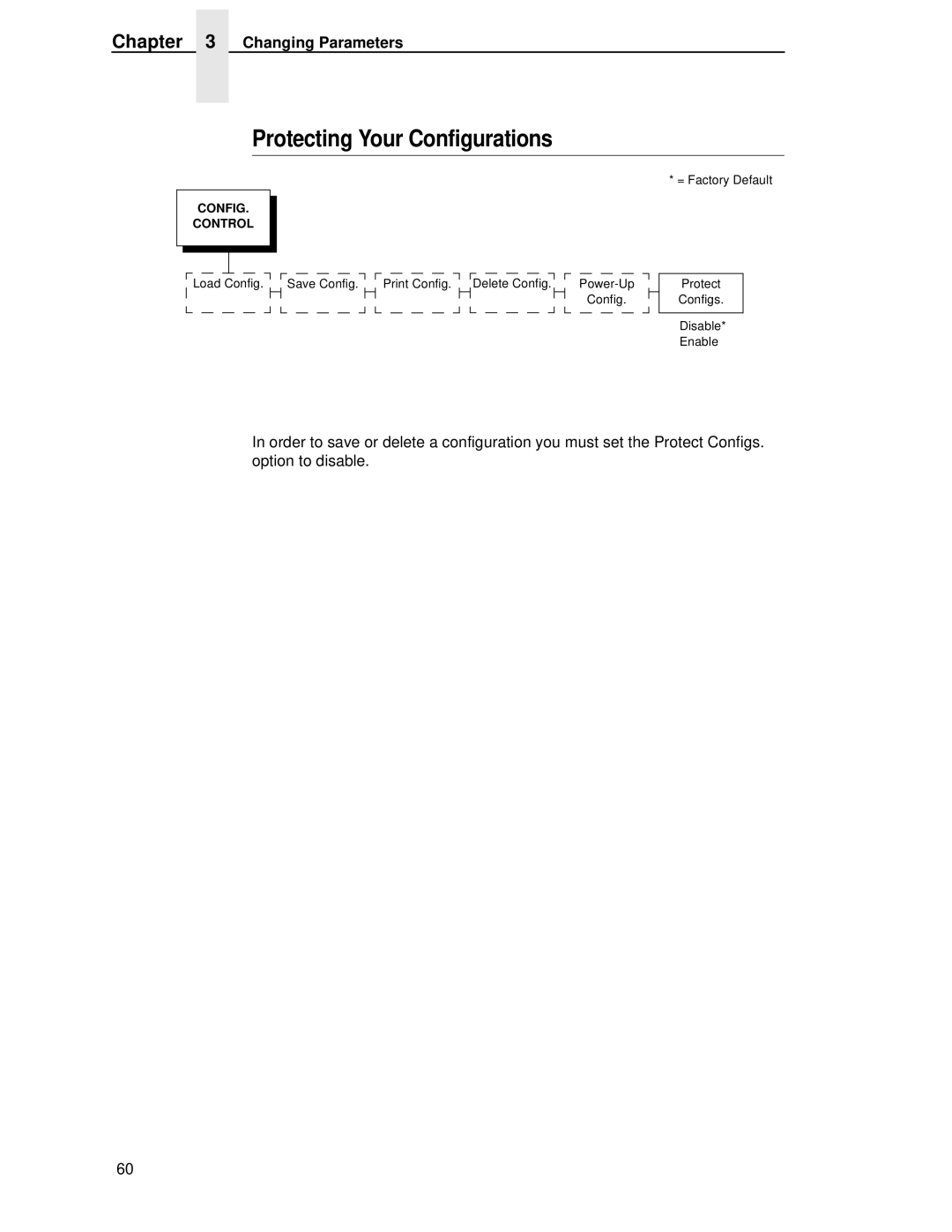 HP LQH-HW 3ULQWHUV manual Protecting Your Configurations 