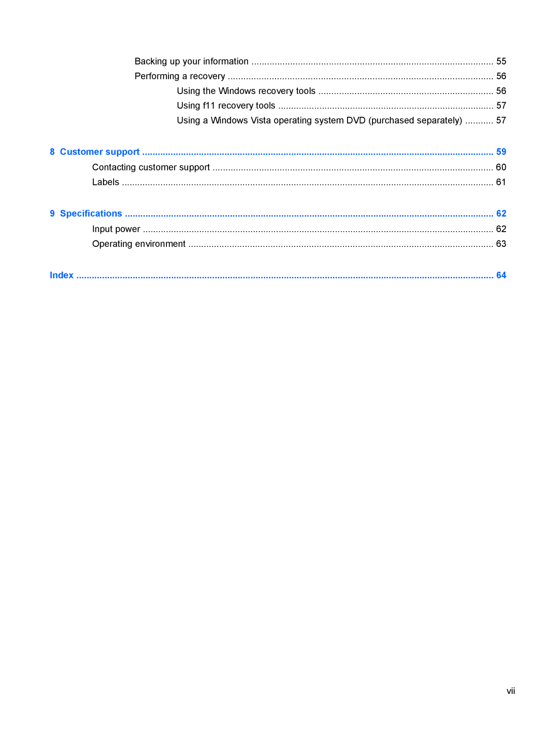 HP LW923AW manual Contacting customer support Labels 