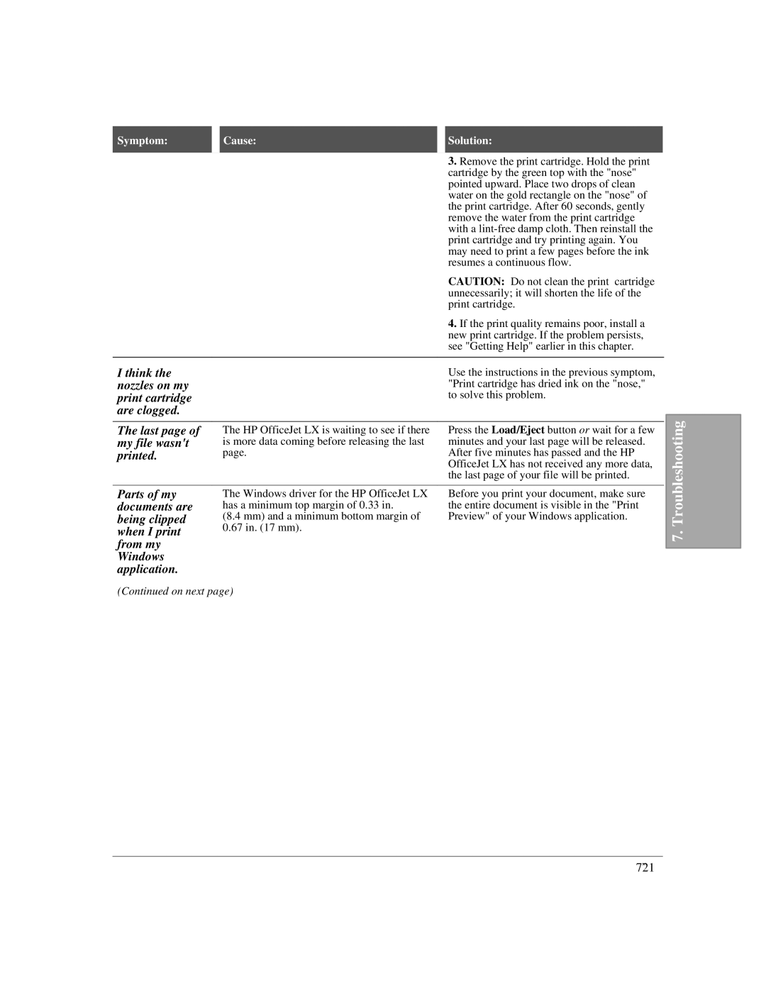 HP LX manual Last 