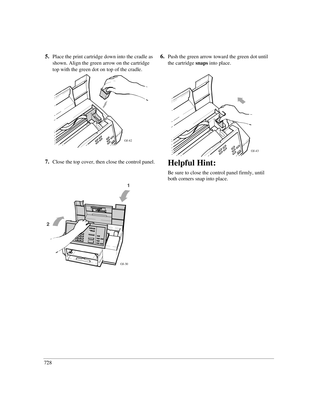 HP LX manual Helpful Hint 