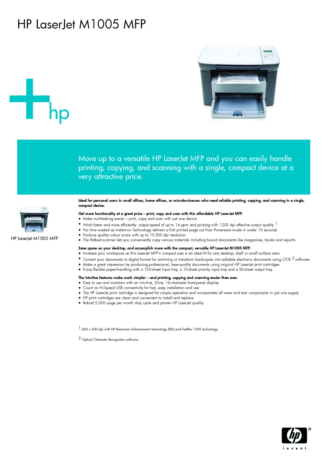 HP manual HP LaserJet M1005 MFP 