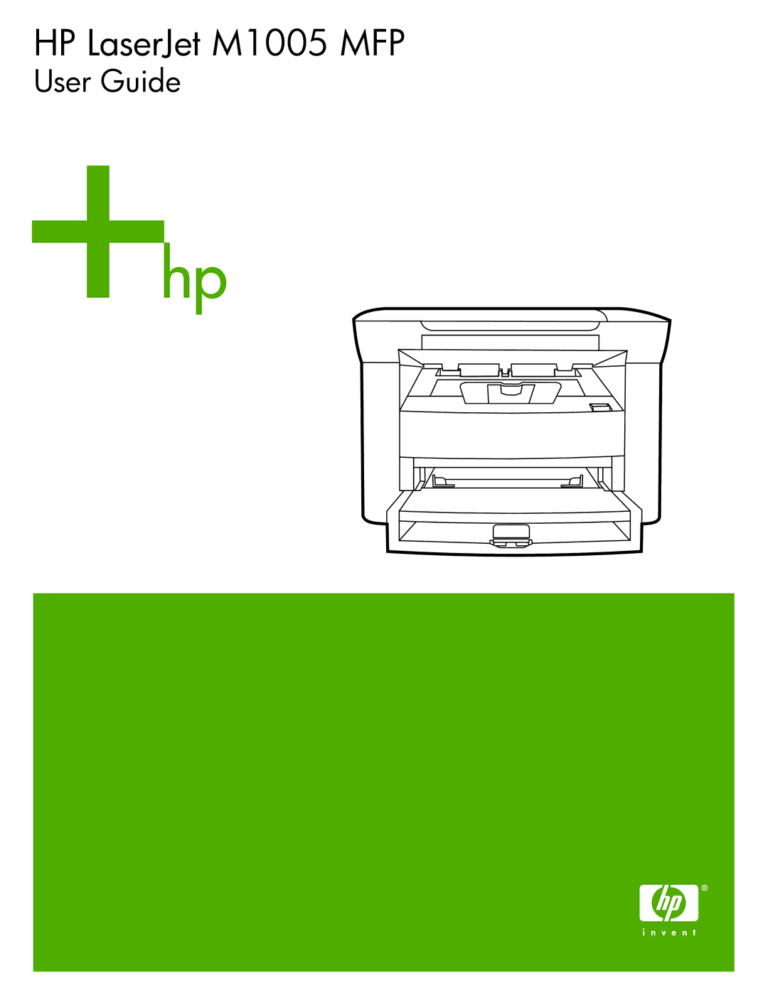 HP manual HP LaserJet M1005 MFP 