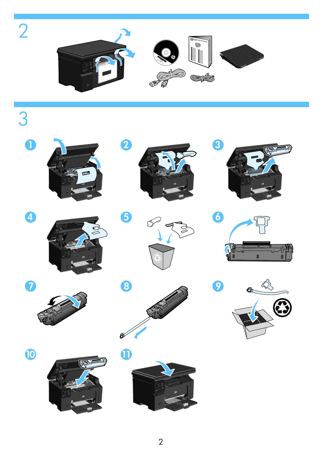 HP M1132, M1136 manual 1011 