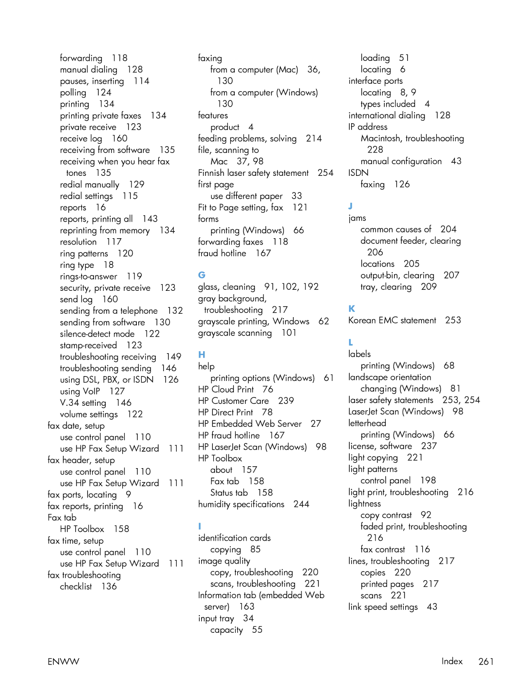 HP M1213nf, M1216nfh, M1214nfh manual Jams 