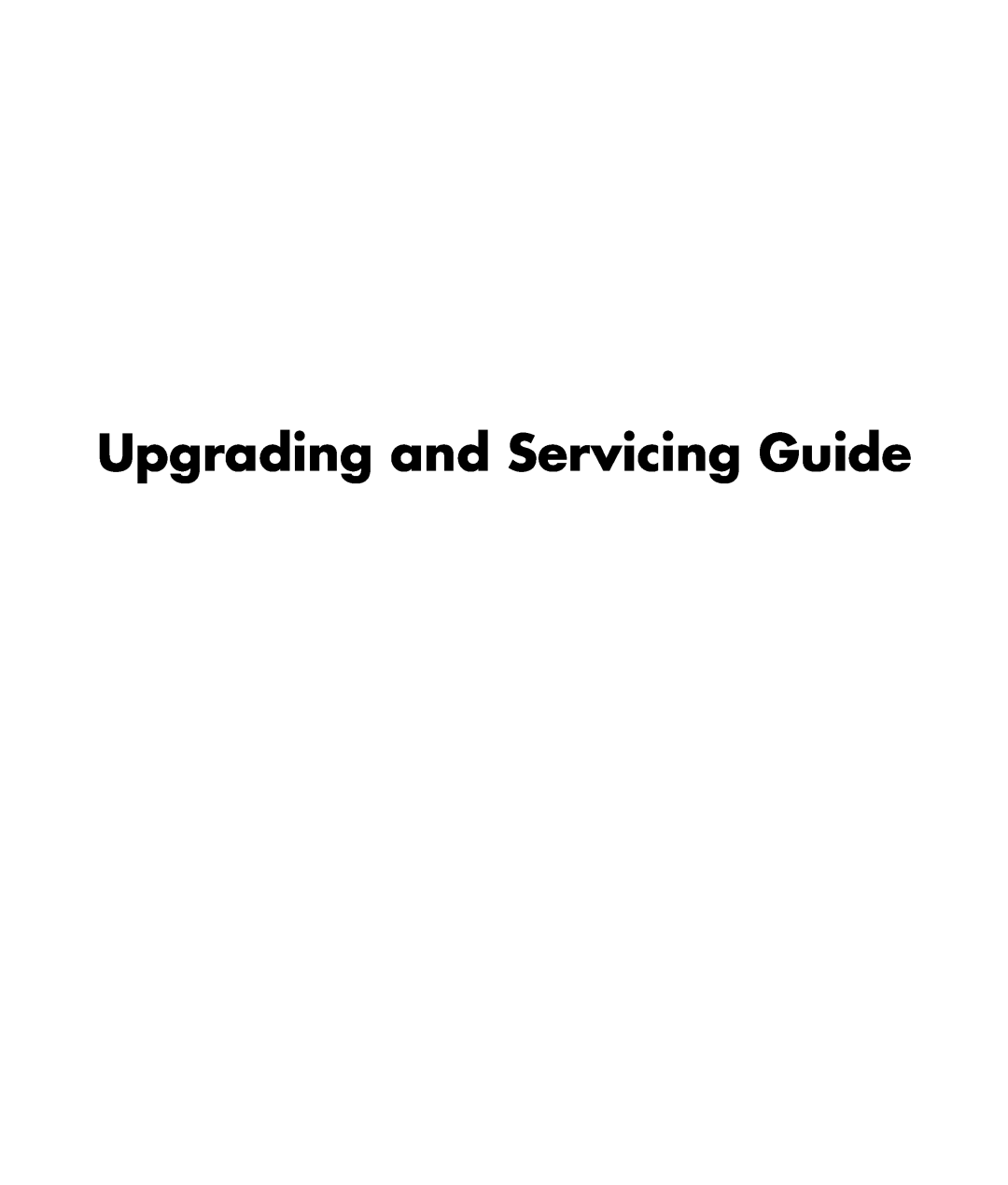 HP m1050y (PJ720AV), m1299a, m1050e (PU061AV), m1050y (PU060AV), m1050e (PJ622AV), m1297c manual Upgrading and Servicing Guide 