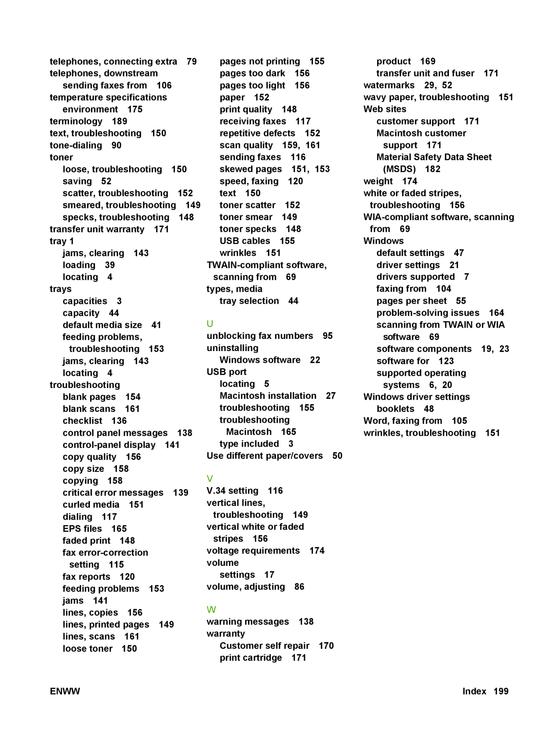 HP M1300 manual Checklist 