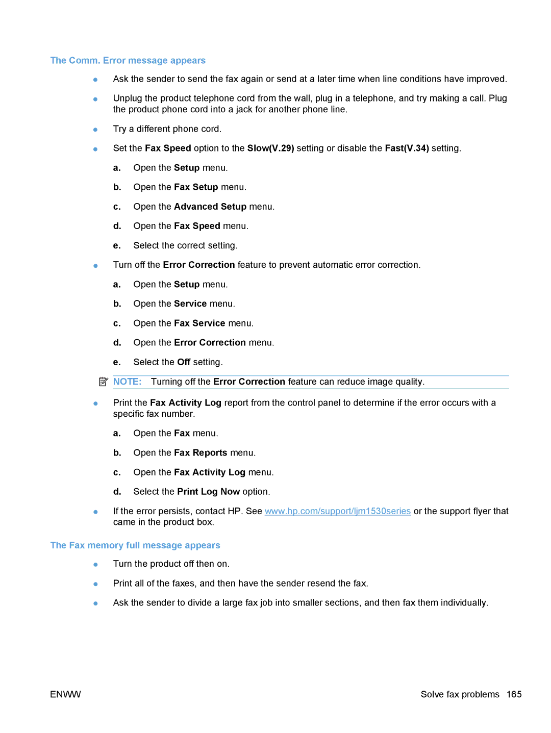 HP M1530 manual Select the Print Log Now option 