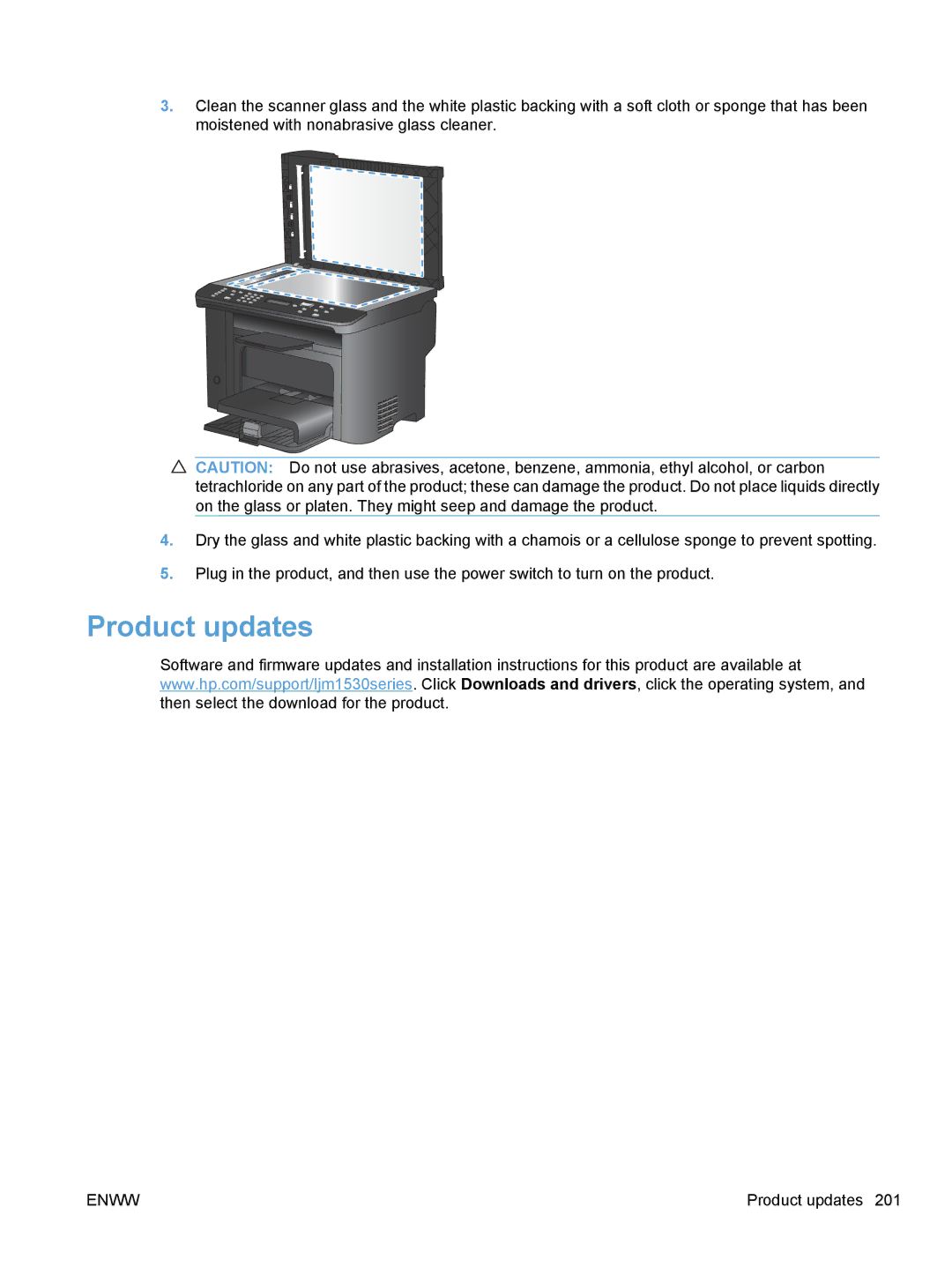 HP M1530 manual Product updates 