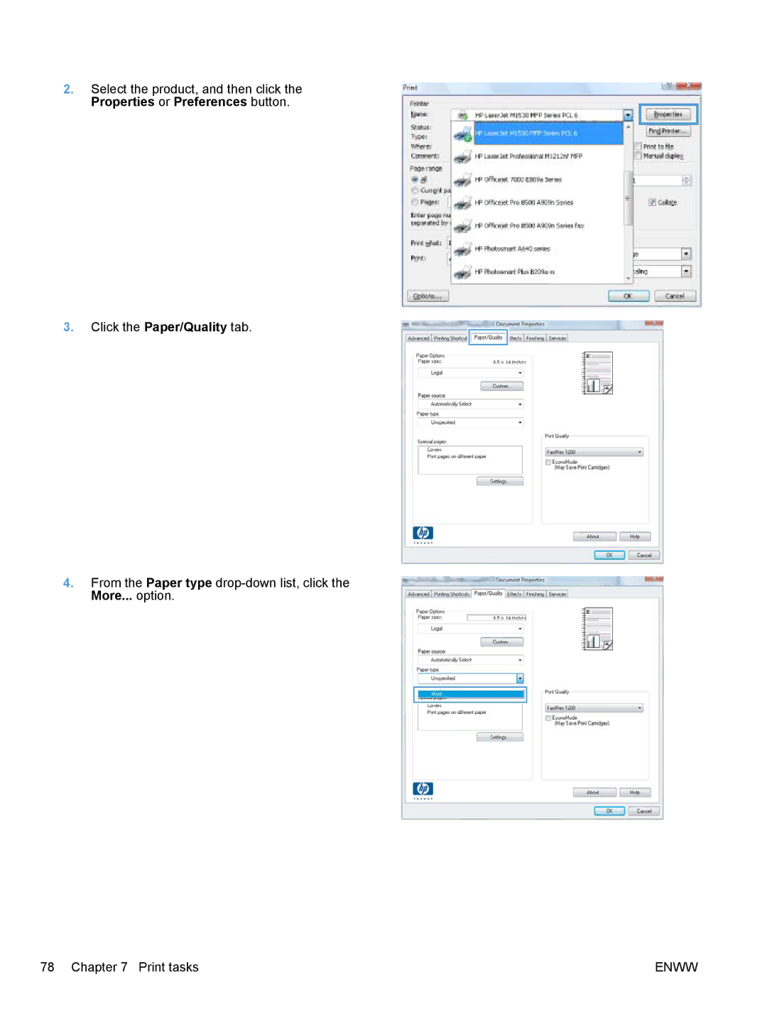 HP M1530 manual Enww 