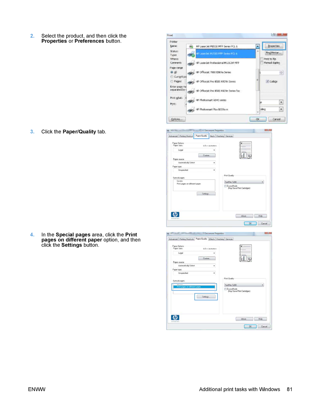 HP M1530 manual Enww 