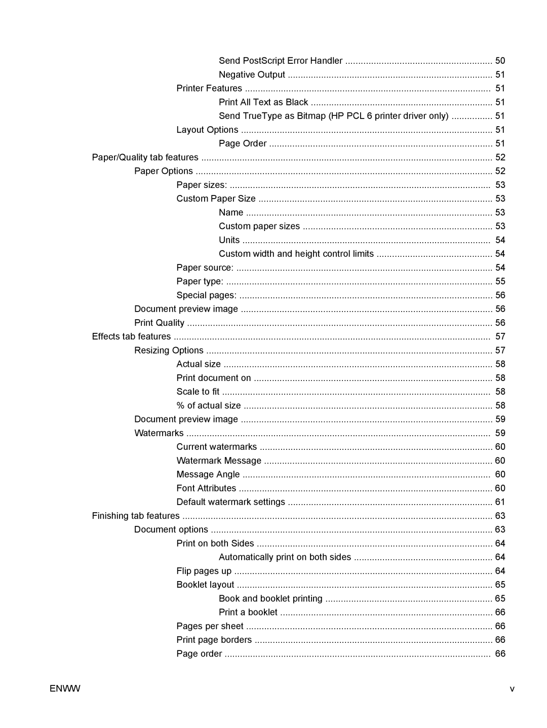 HP M1530 manual Paper/Quality tab features 