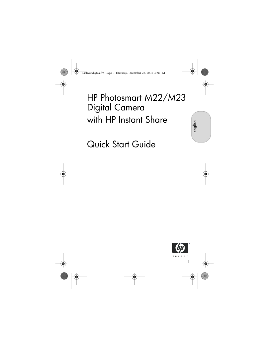 HP M22, M23 manual With HP Instant Share Quick Start Guide 