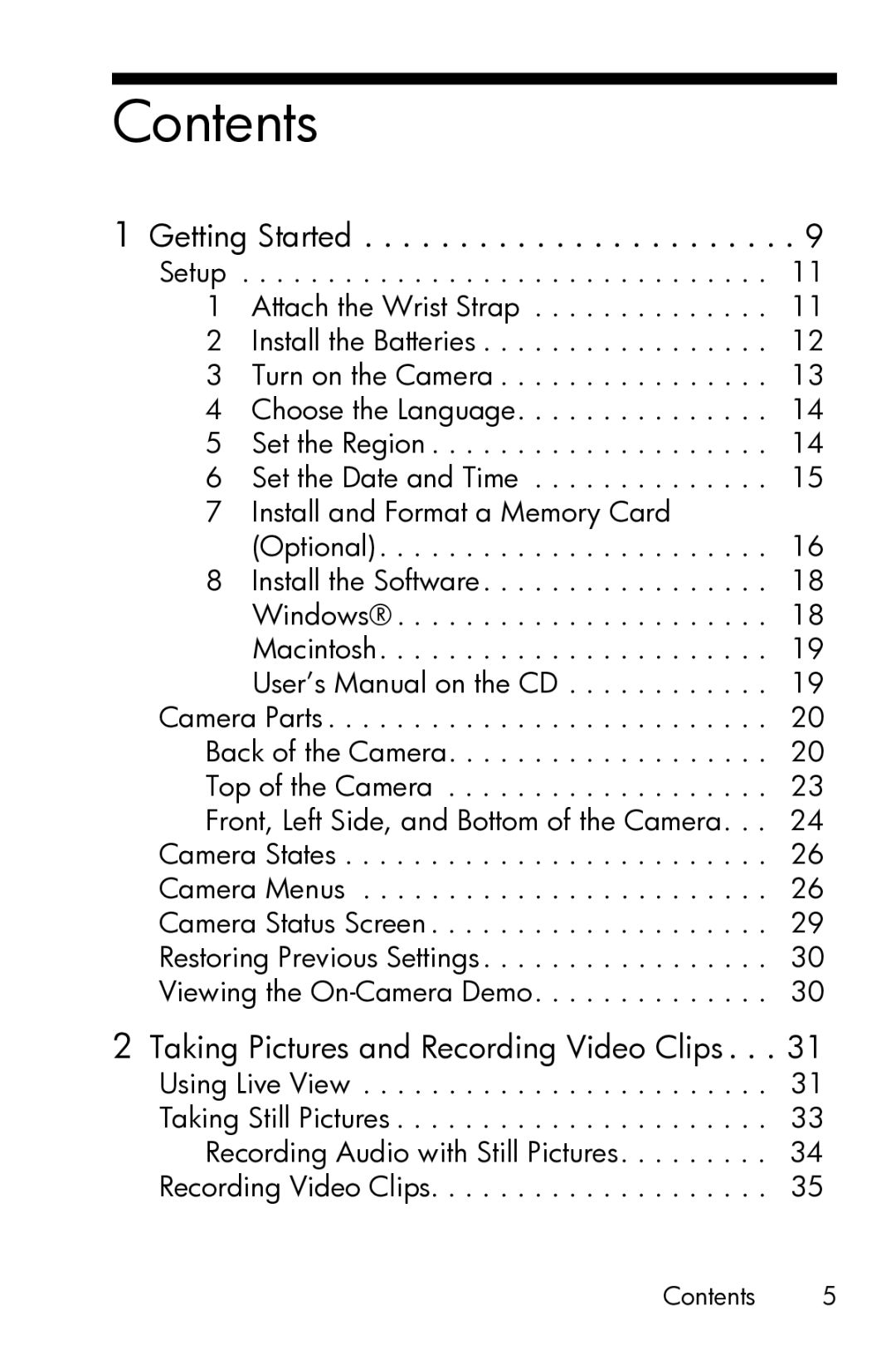 HP M23 manual Contents 